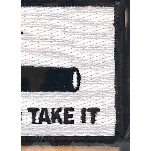 Vintage Texas Come and Take it Alamo Iron-On Embroidered Patch NIP, New - Picture 4 of 4